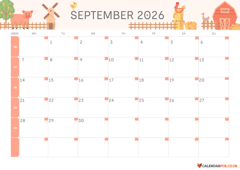 Minimalistische Maandplanner